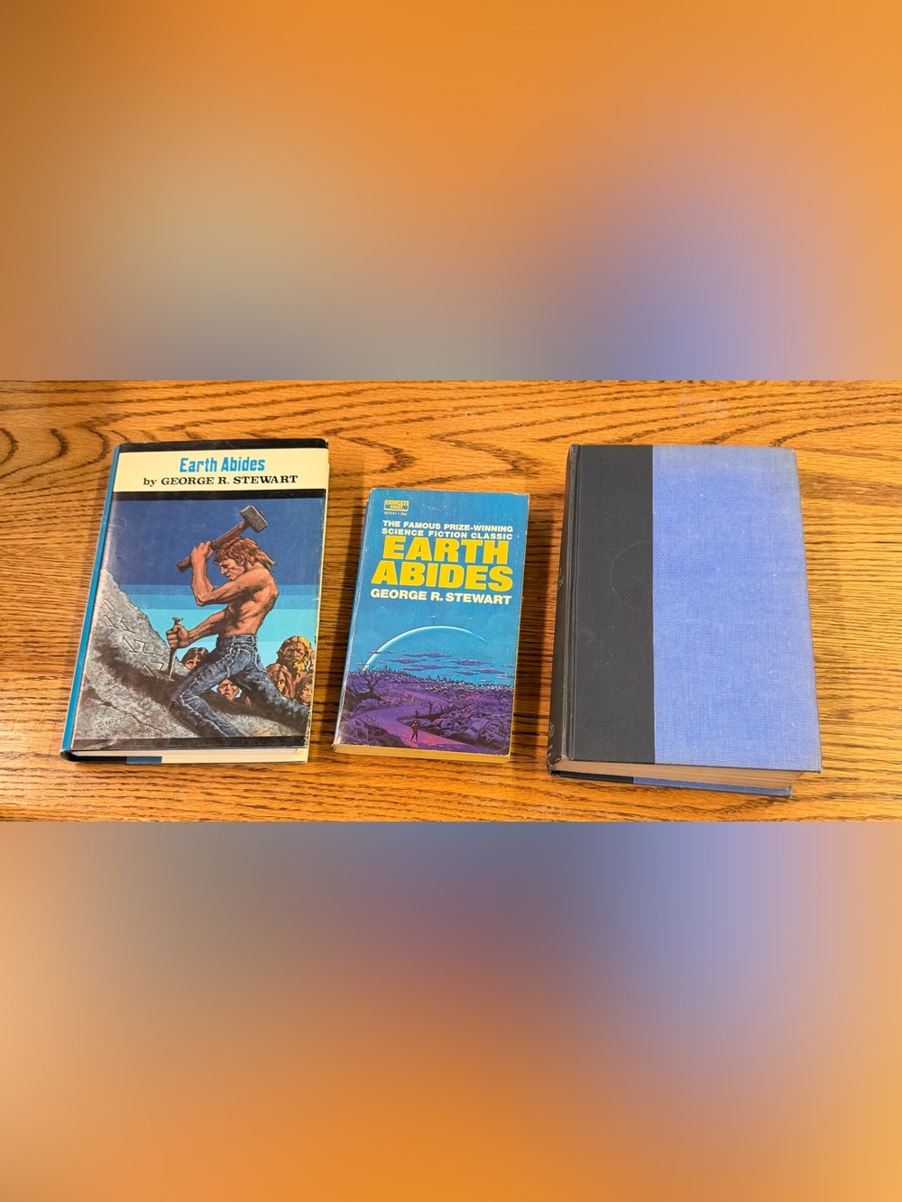 Earth Abides (Stewart) book lot of 3 hardcover with dust jacket HC & paperback - Picture 6 of 16